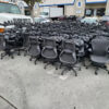 Office chairs and desks for liquidation sale at Cube World USA.