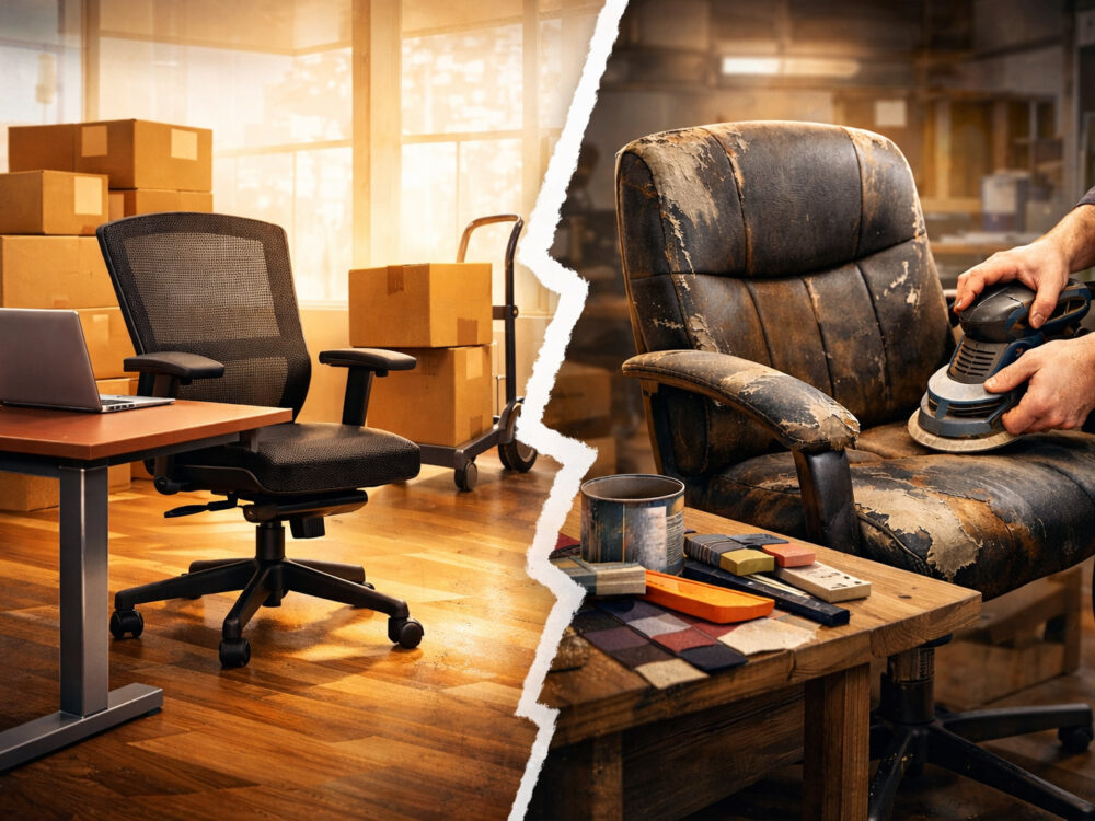 When to Replace vs. Refurbish Office Furniture: A Cost Comparison Guide