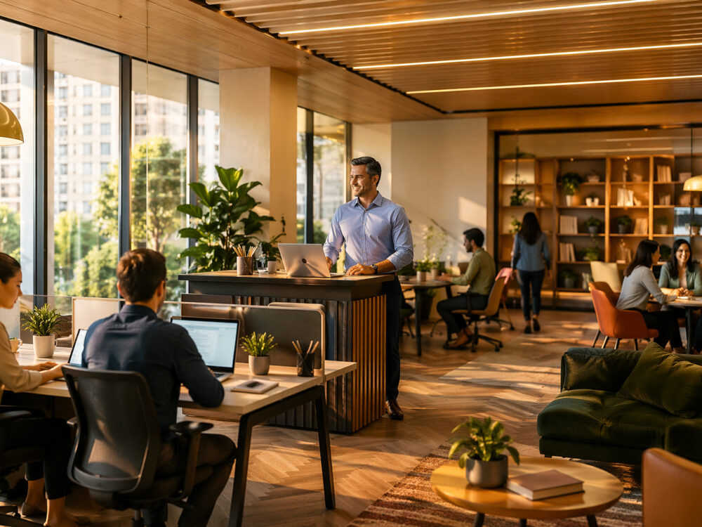 How Furniture Layout Influences Manager Visibility and Leadership Presence