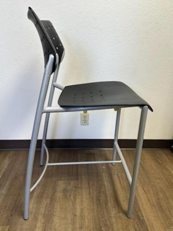 Keilhauer black Perforated Stool metal base