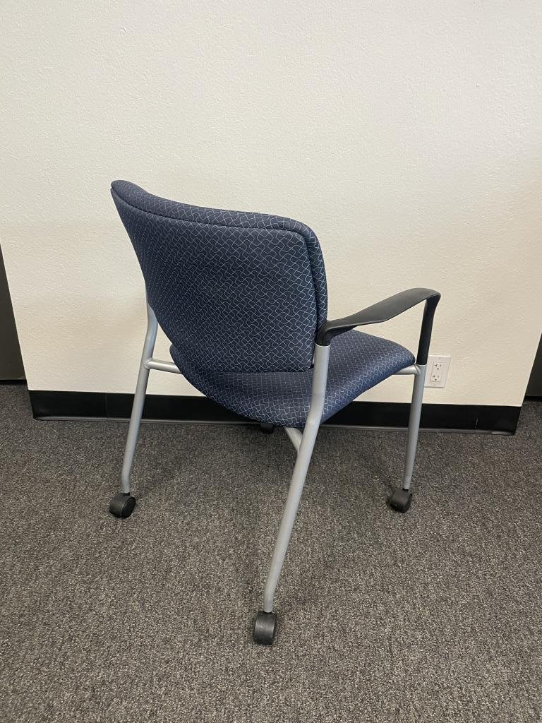 Trendway Blue Stackable on Casters