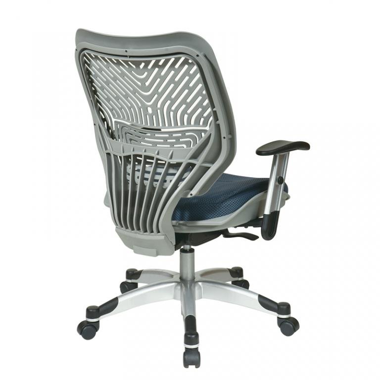 Office Star SpaceFlex Gray & Blue Task Chair