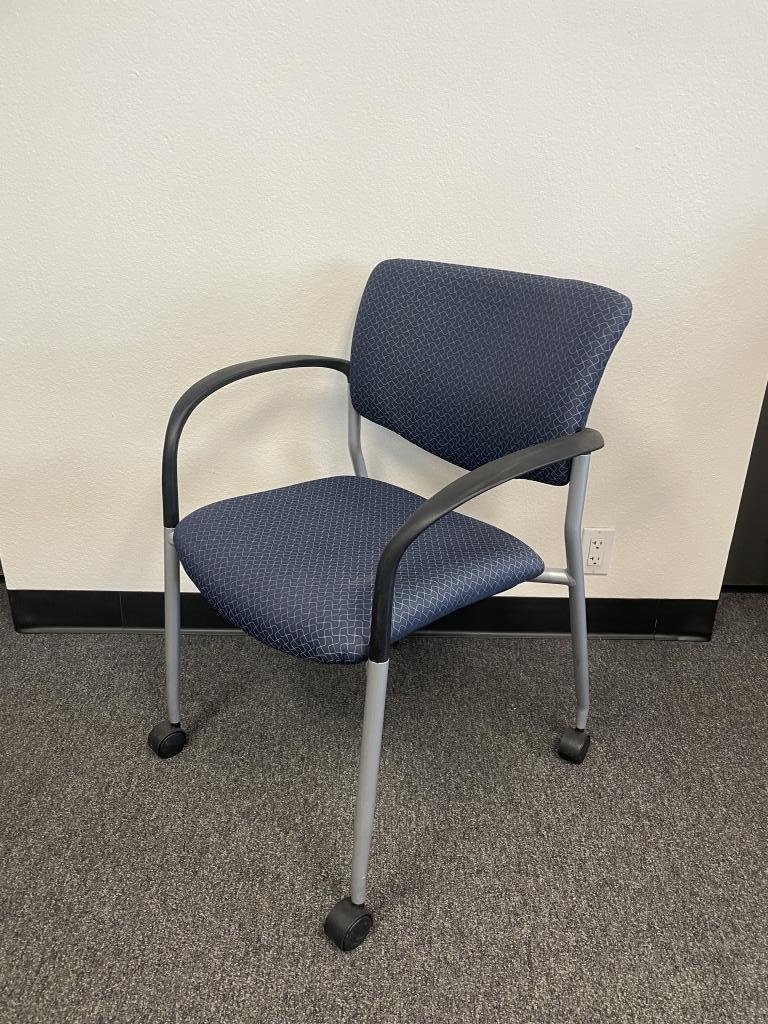 Trendway Blue Stackable on Casters