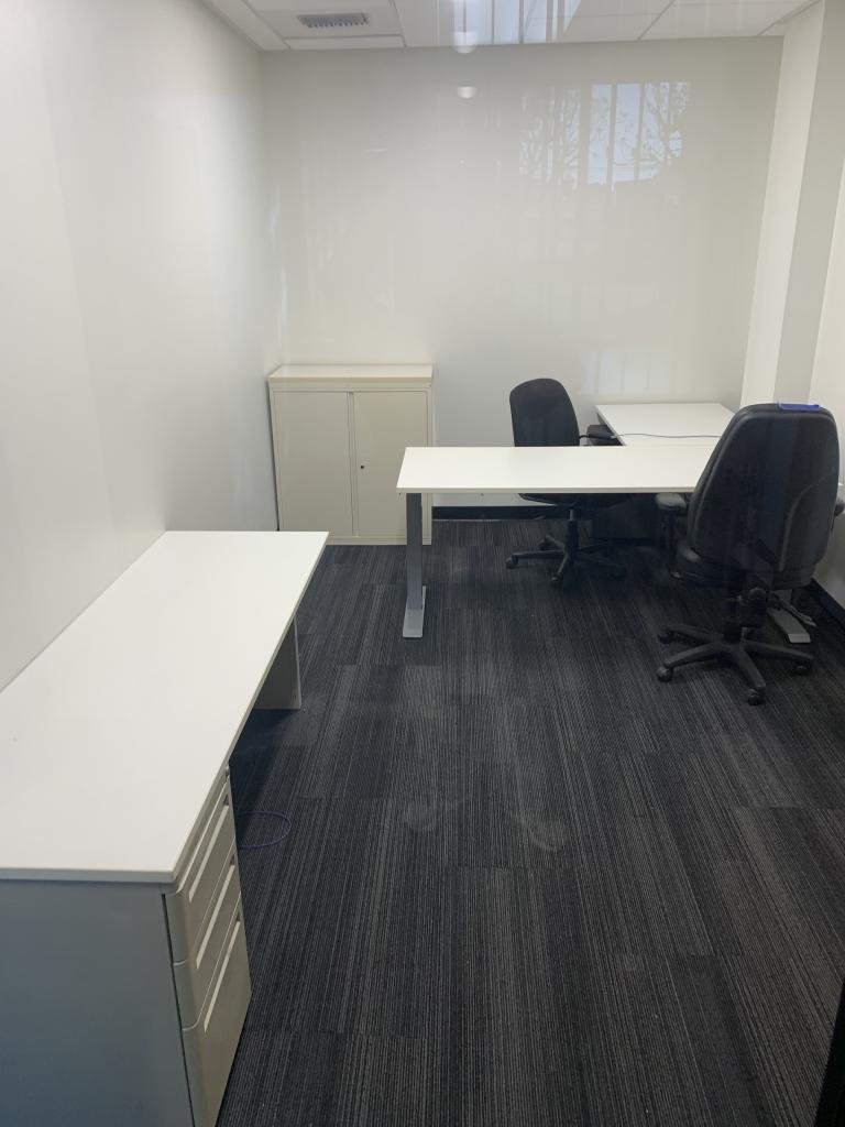Herman Miller 6 ft modern desk with pedestal
