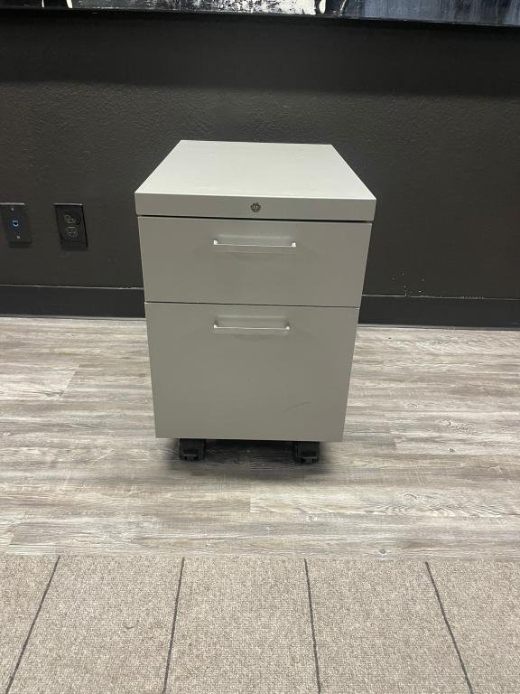 OFS Silver mobile Box File storage pedestal