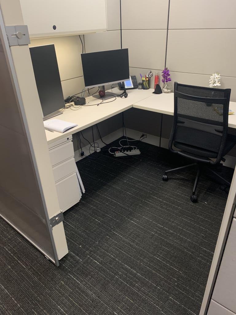 Herman Miller Ethospace 70in. W/ sliding door