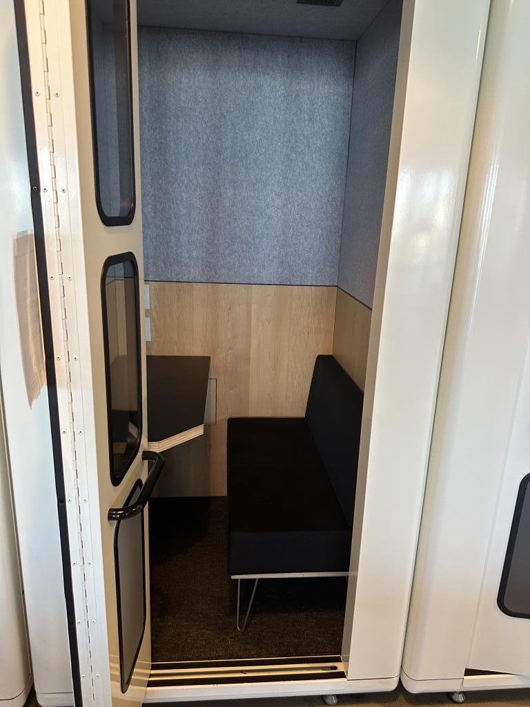 White Acoustic Privacy/Phone Booths 47x47x92