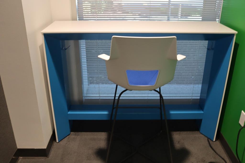 Steelcase Bar Height Powered USB Table 5'x18"
