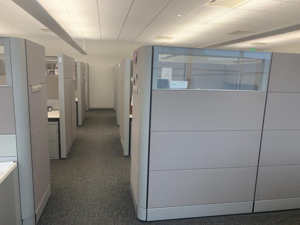 Ethospace 70in tall Frosted Glass Any Size Loaded