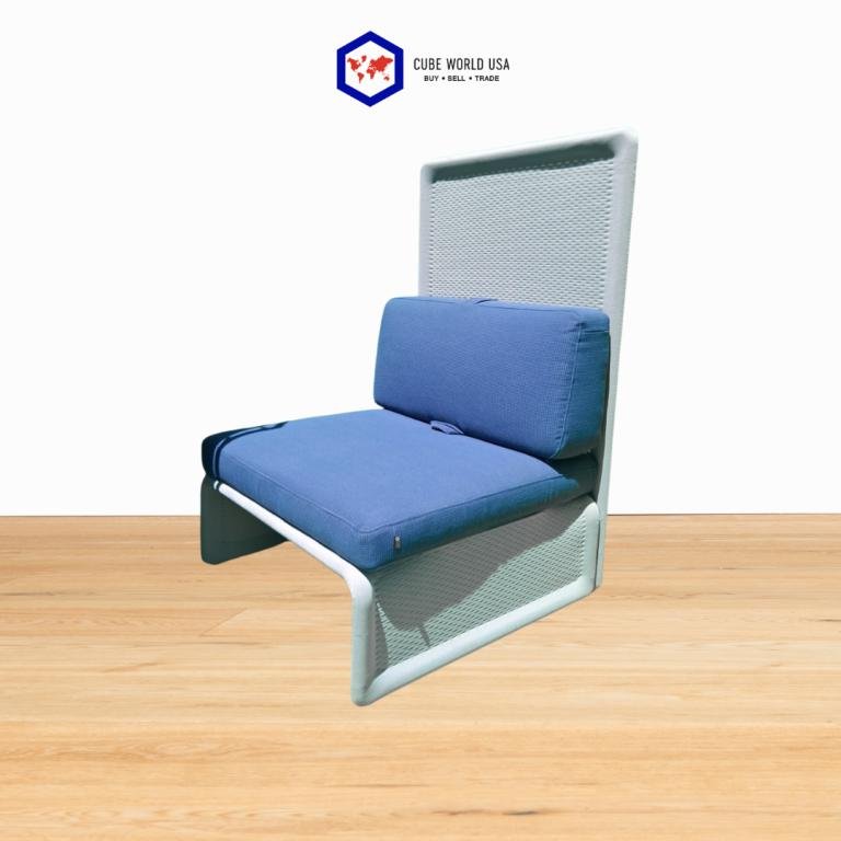 Steelcase Coalesse Blue Lounge With Screen