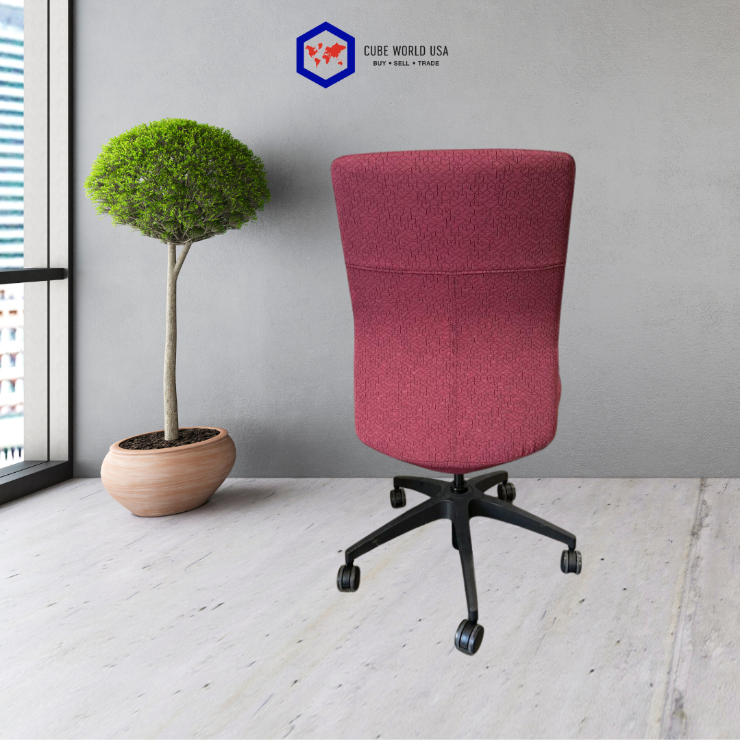 Allsteel armless chair seat sider & pneumatic