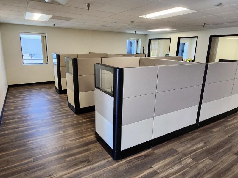 Herman Miller Ethospace 6x6x54 Black & white