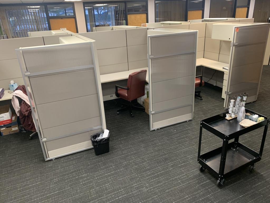 Herman Miller Ethospace 70in. W/ sliding door