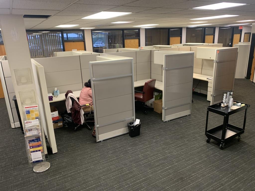 Herman Miller Ethospace 70in. W/ sliding door