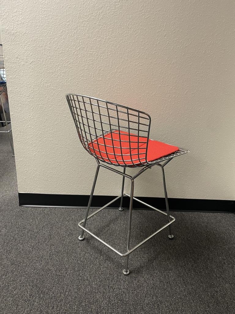 Vitra Chrome Wire Chair with Mid Back