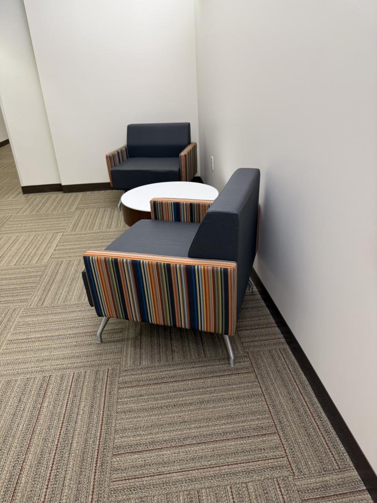 Kimball Sunset Blue Lounge Chair