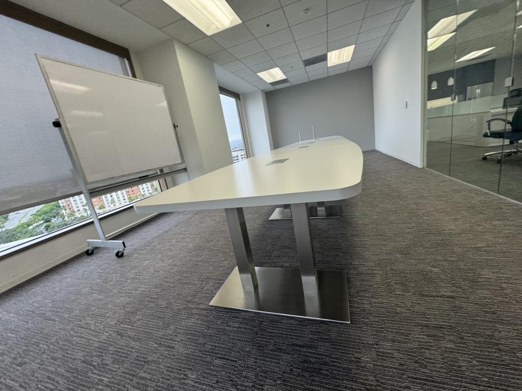 Teknion 20 ft white Boardroom Table