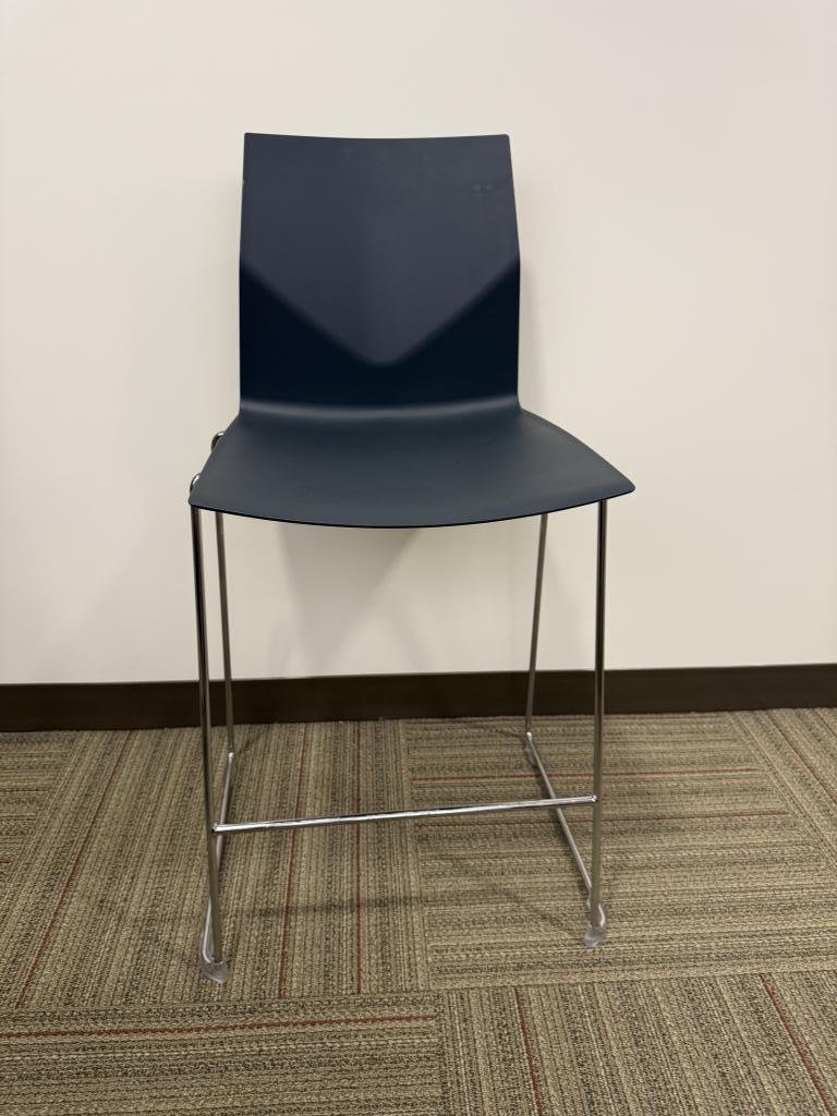 Hightower black stackable bar stools