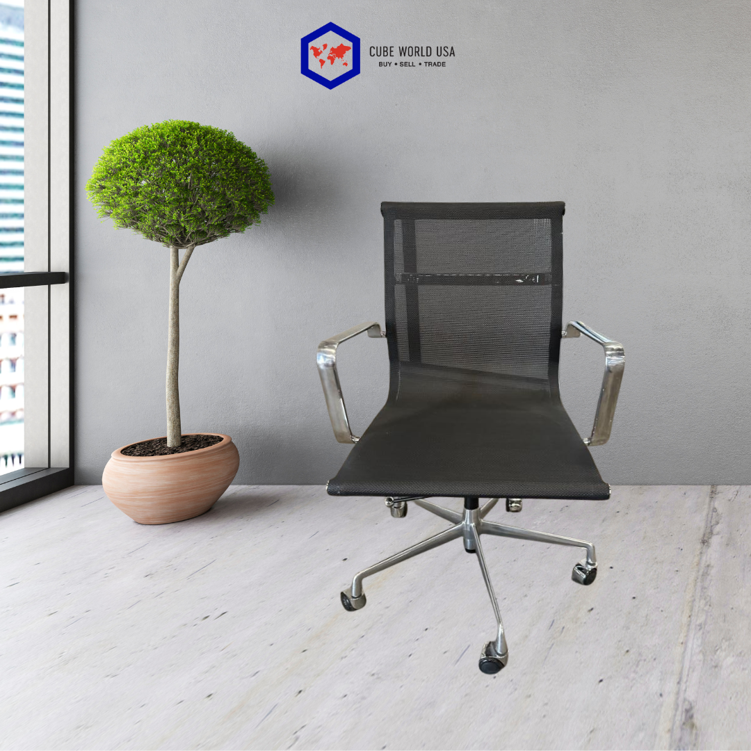 Eames Inspired High Quality Black Mesh Chair