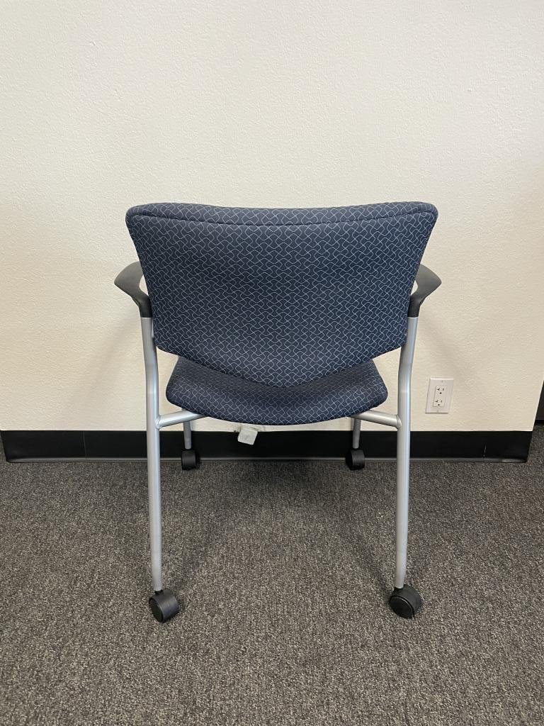 Trendway Blue Stackable on Casters