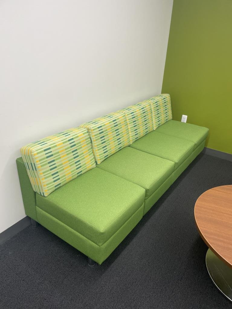 Global Green modular lounge sofa chairs.