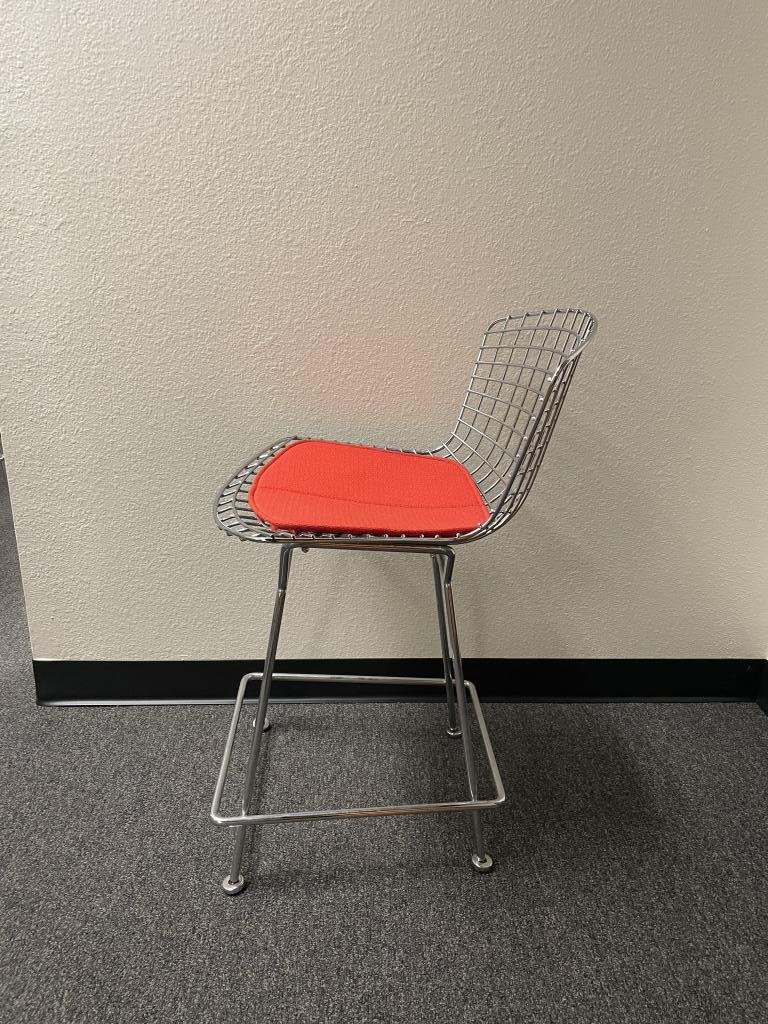 Vitra Chrome Wire Chair with Mid Back