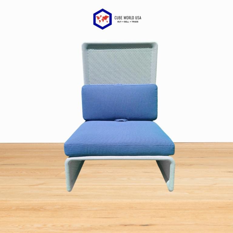 Steelcase Coalesse Blue Lounge With Screen