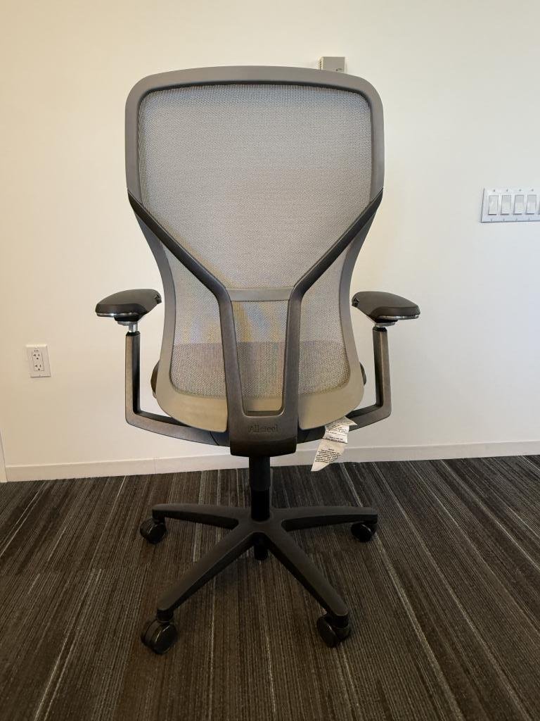 Allsteel Acuity Fully Loaded Silver & Leather