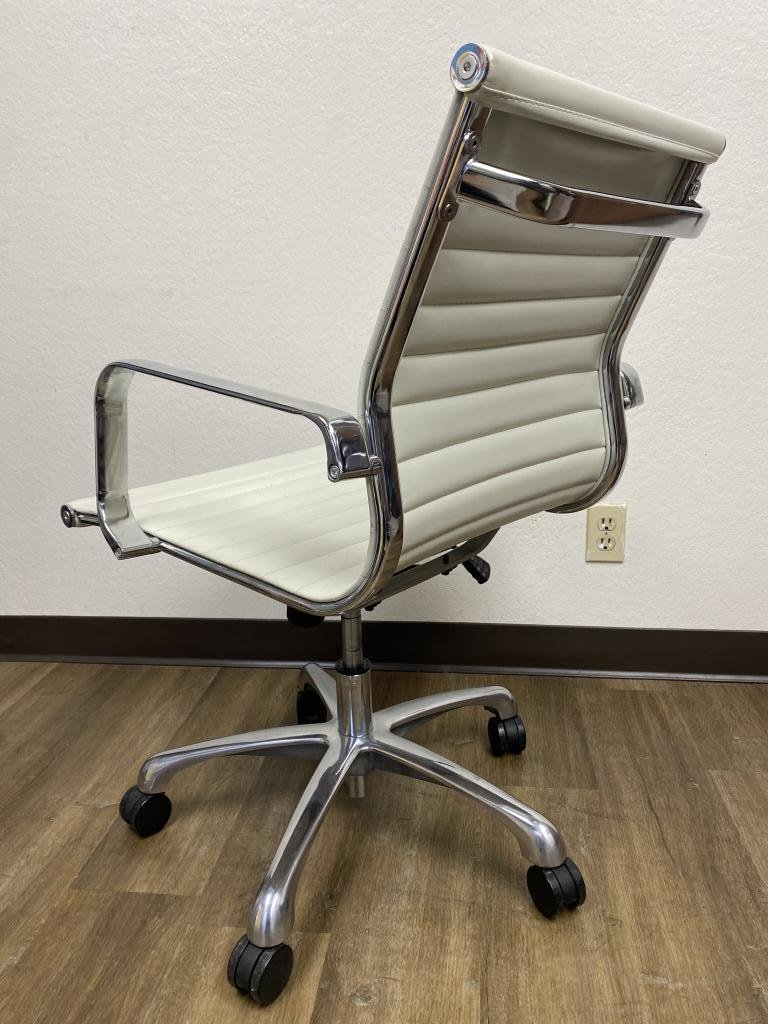 OFS chrome based chairs Eames Styled