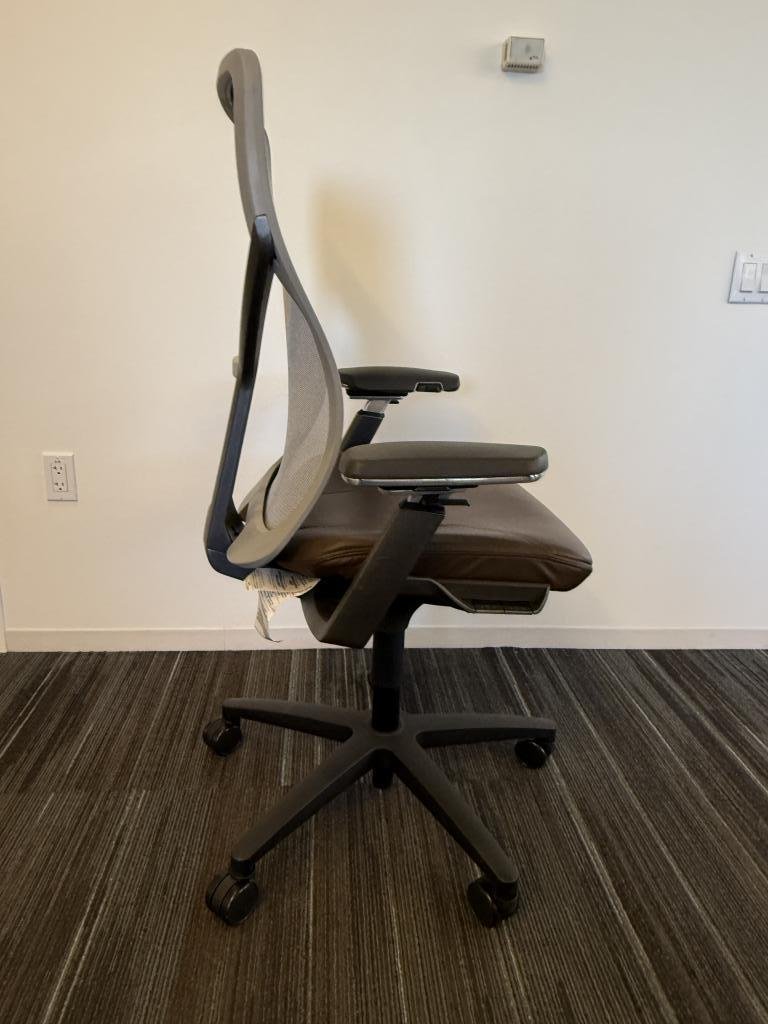 Allsteel Acuity Fully Loaded Silver & Leather