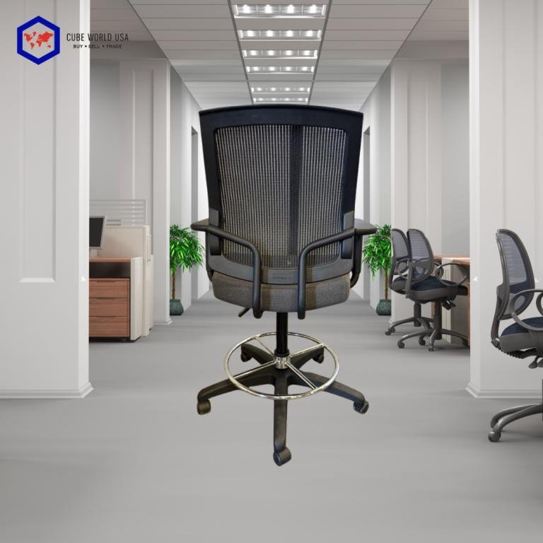 Sit On It Focus Ergonomic Stools Grey & black