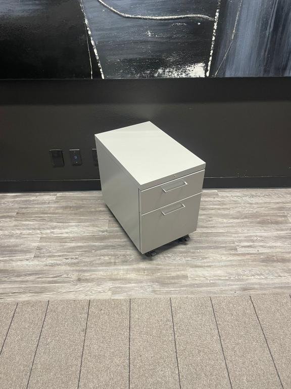 OFS Silver mobile Box File storage pedestal
