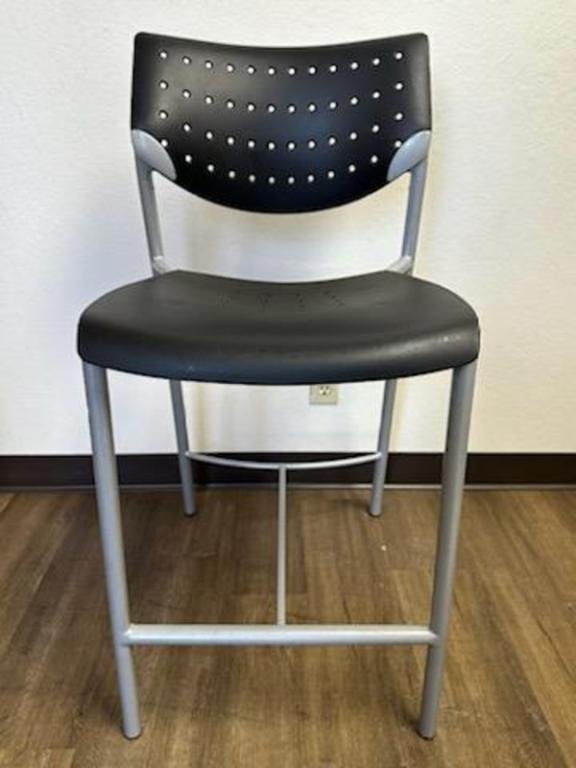 Keilhauer black Perforated Stool metal base