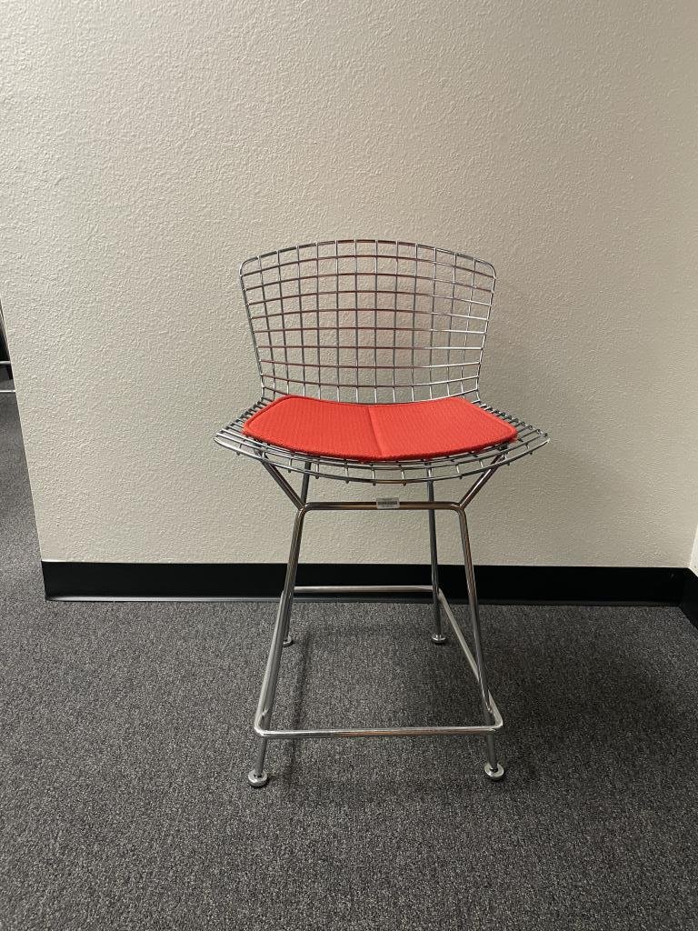 Vitra Chrome Wire Chair with Mid Back