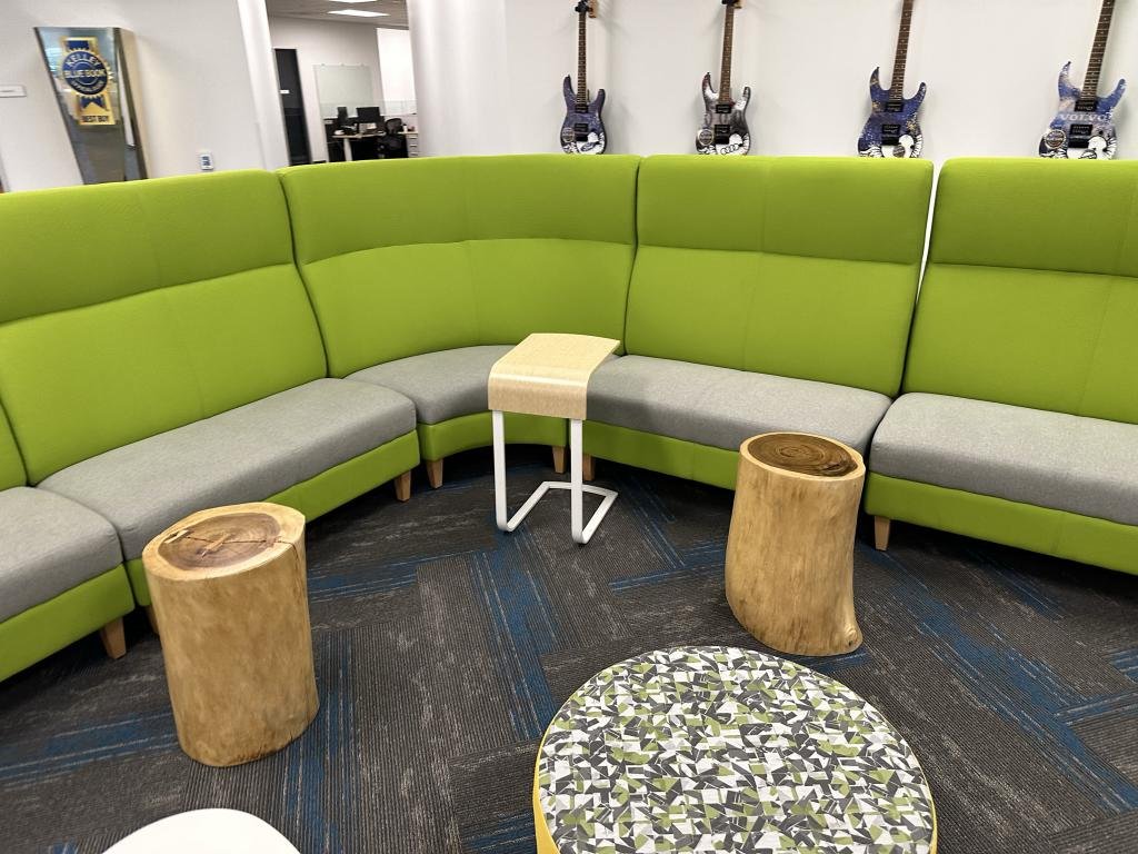 OFS Green High Back Modular Lounge Seating