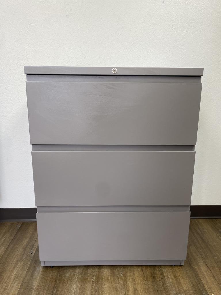 Steelcase three drawer lateral file cabinet