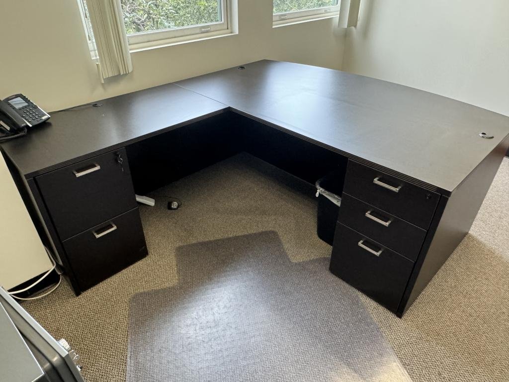 Espresso 6x7 42/36 Desk L Shape Open Box