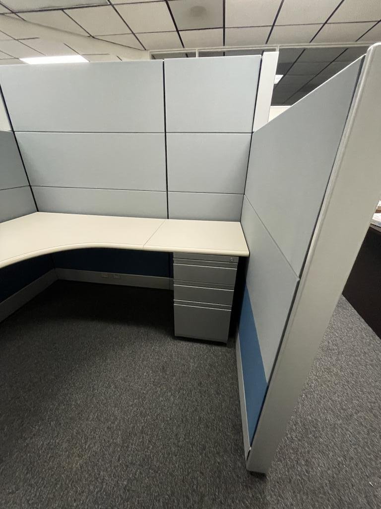 6x4 Hi/Lo Silver and Navy Ethospace