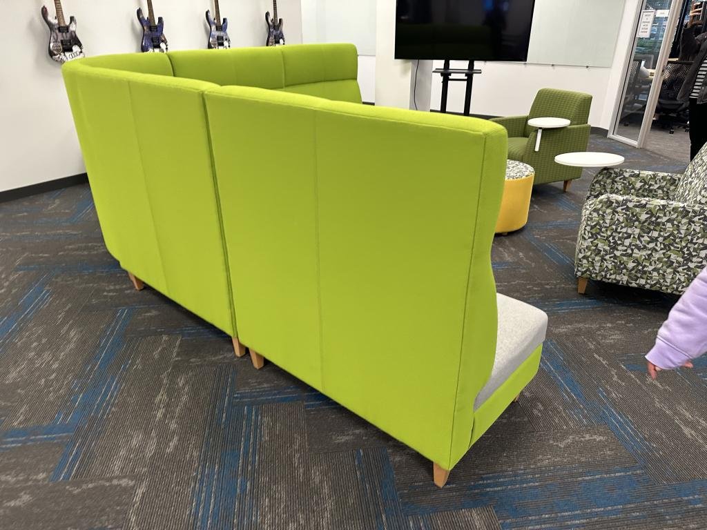 OFS Green High Back Modular Lounge Seating