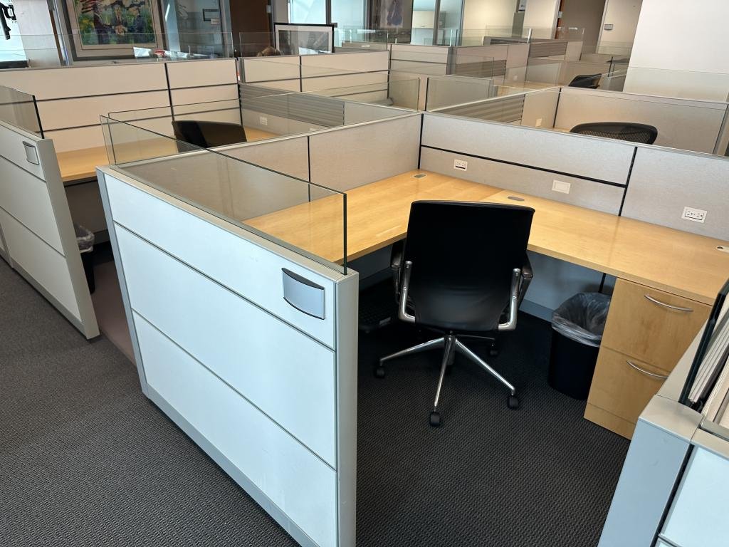 Allsteel 6x6 W/Glass 50/35 hi lo