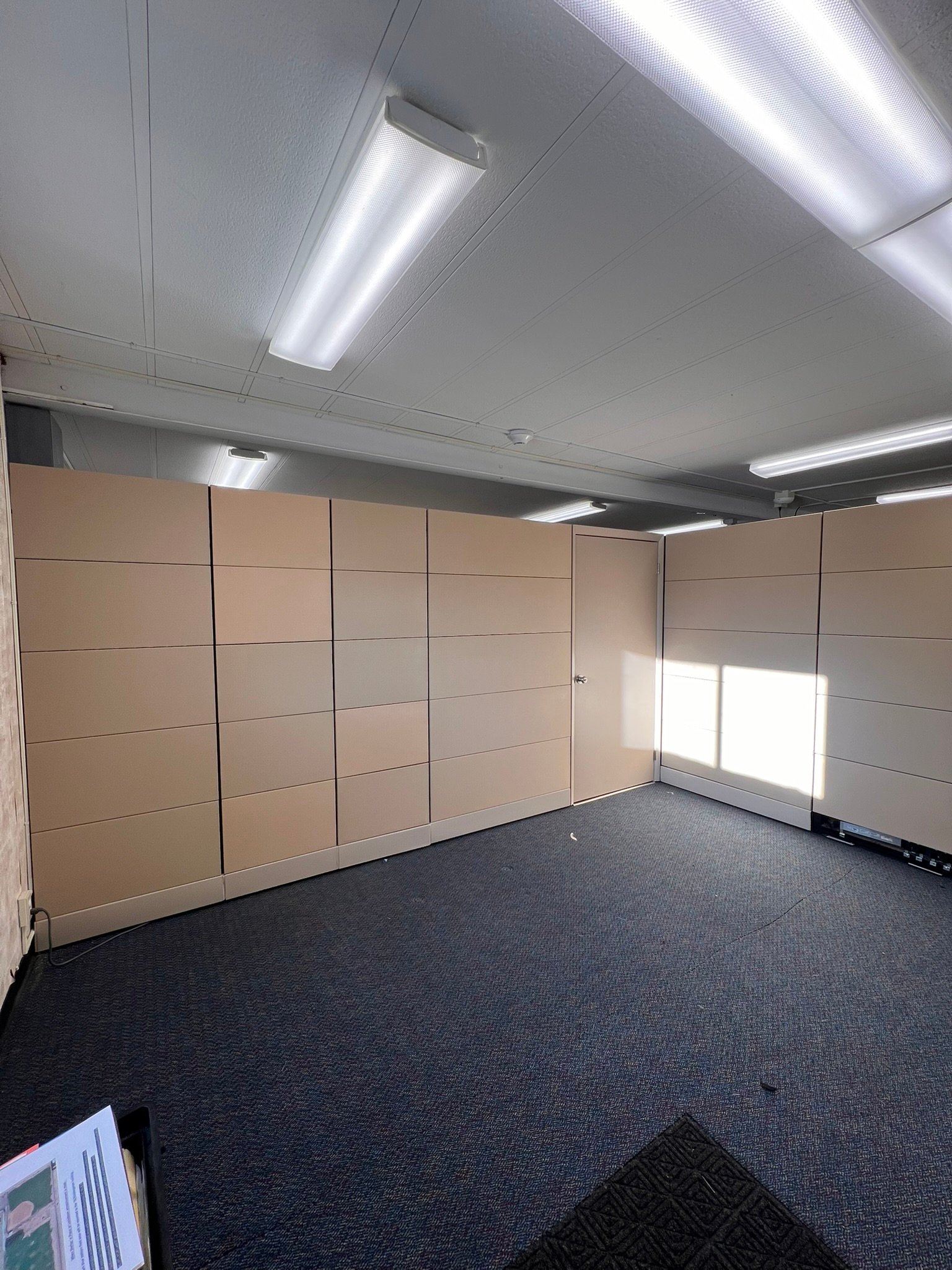Herman Miller Ethospace 86"T With Doors Stone & Neutral