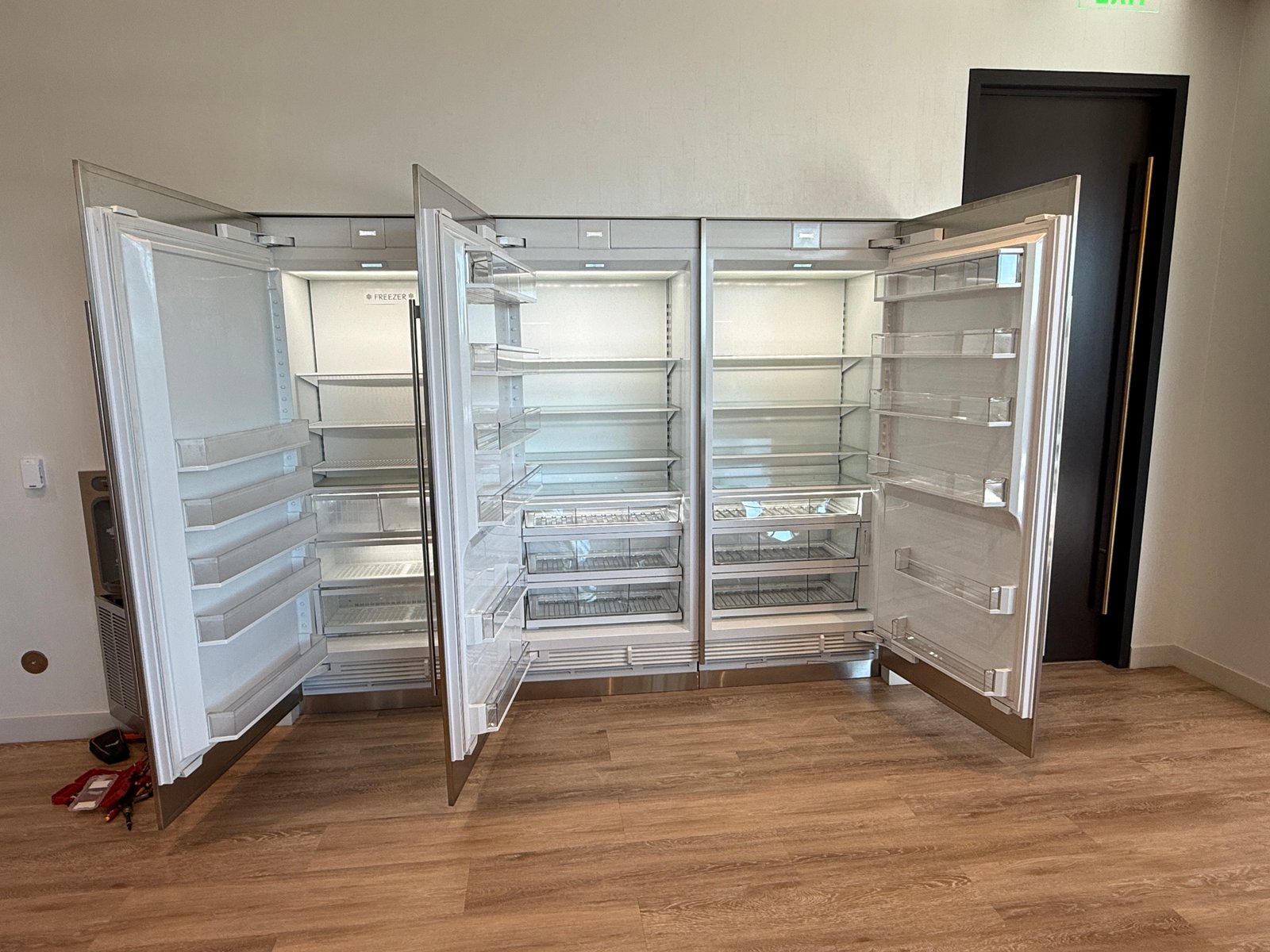 Sub Zero Commercial Refrigerator 35.75"Wx83.5"H Touch Screen & Wifi