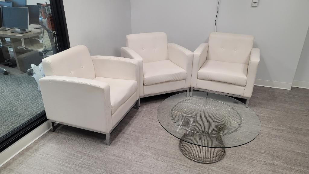 OFS Commercial Club Chair Tuxedo White