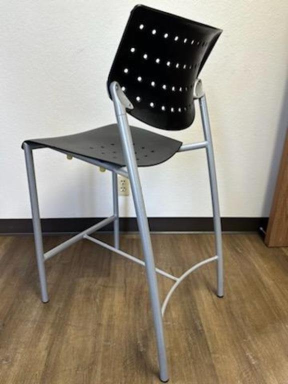 Keilhauer black Perforated Stool metal base
