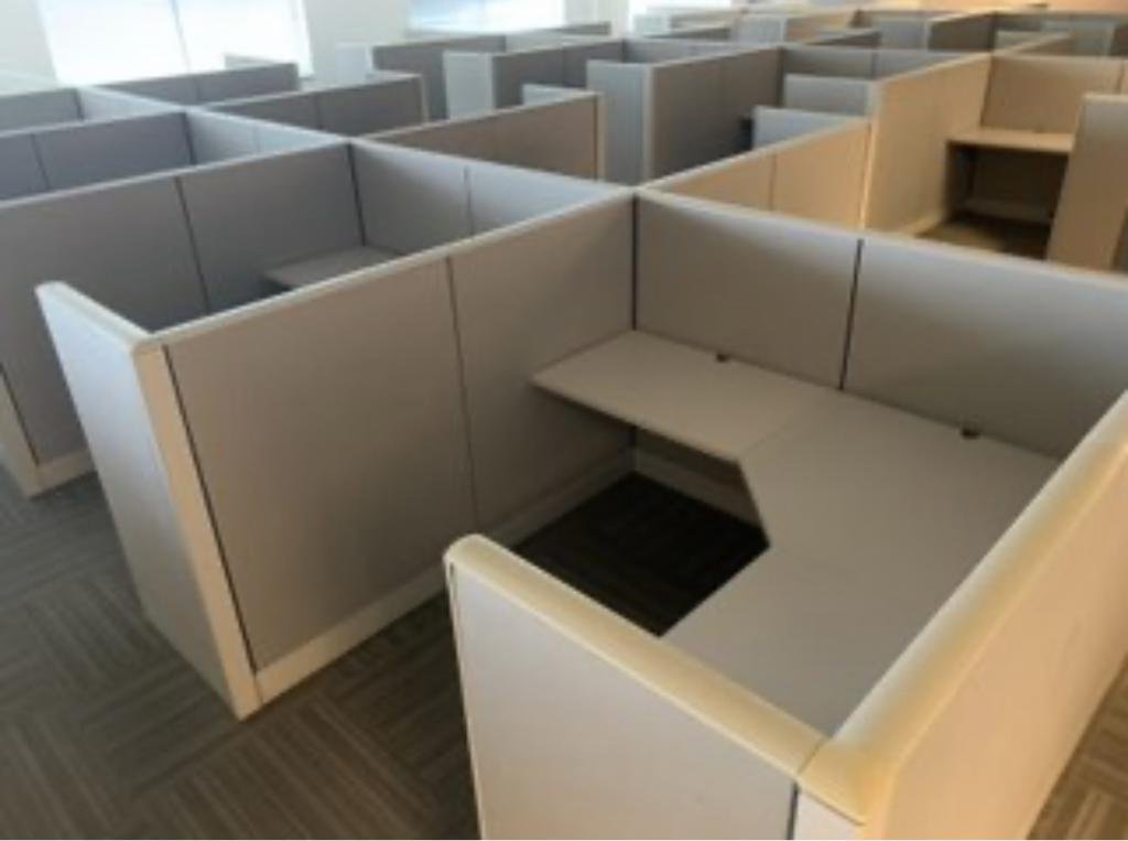Knoll Dividend 6x6 @49inT grey & white modern