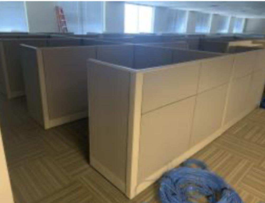 Knoll Dividend 6x6 @49inT grey & white modern