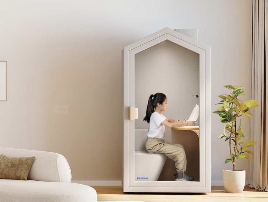 Framed Flexi Single Privacy Nook Acoustical Pod