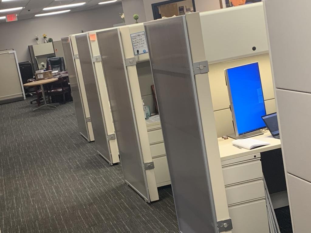 Herman Miller Ethospace 70in. W/ sliding door
