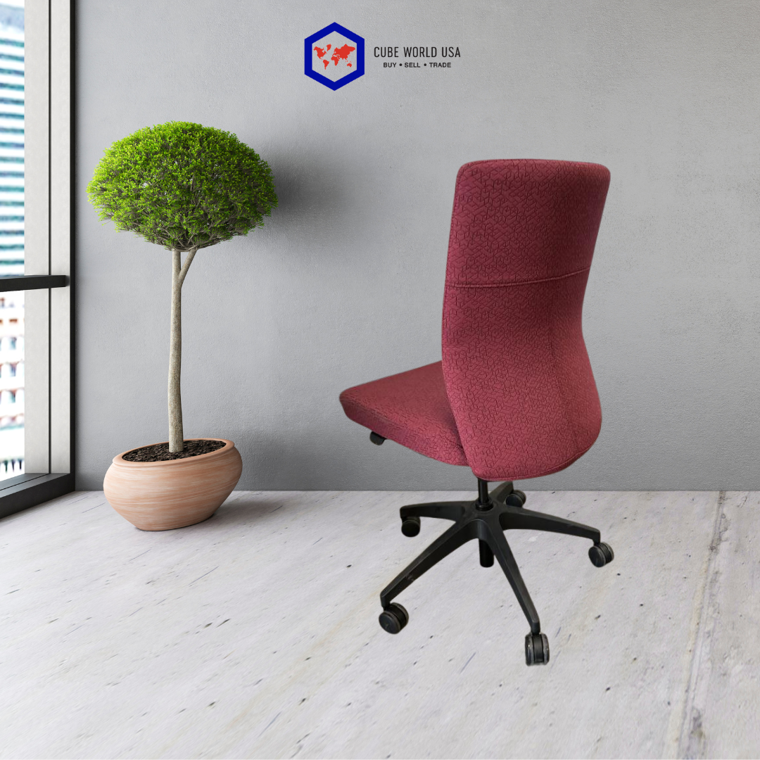 Allsteel armless chair seat sider & pneumatic