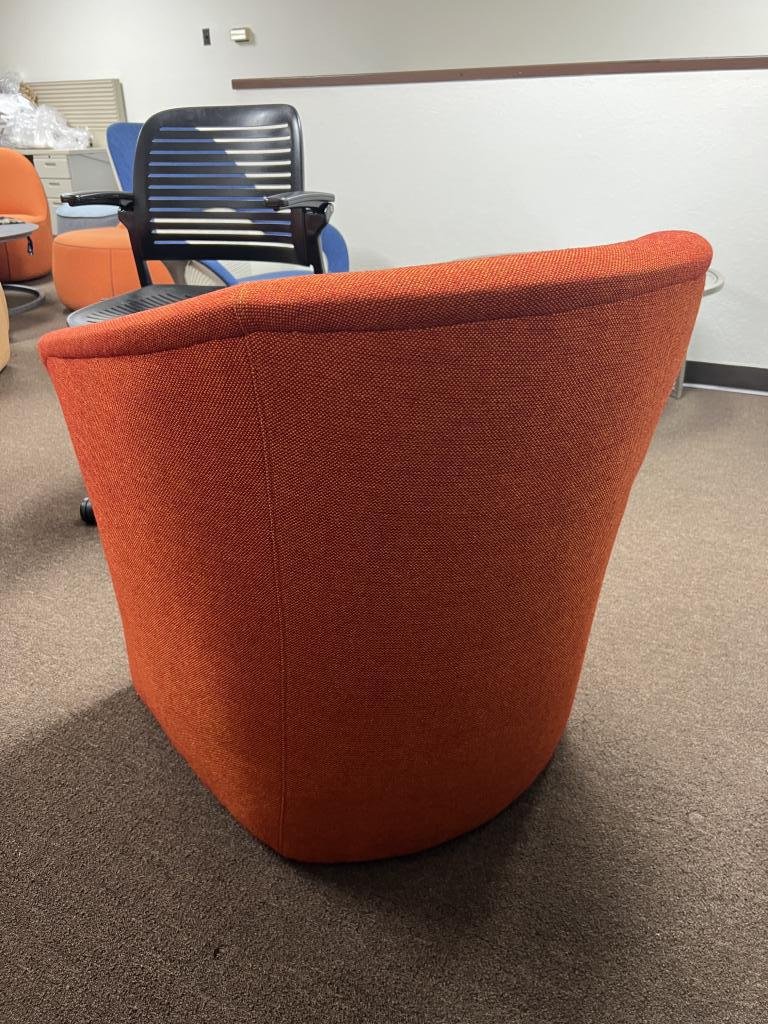 Herman Miller Orange Lounge Mid Century